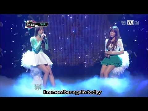 (Eng) 130328 Davichi at Mcountdown - Just the two of us