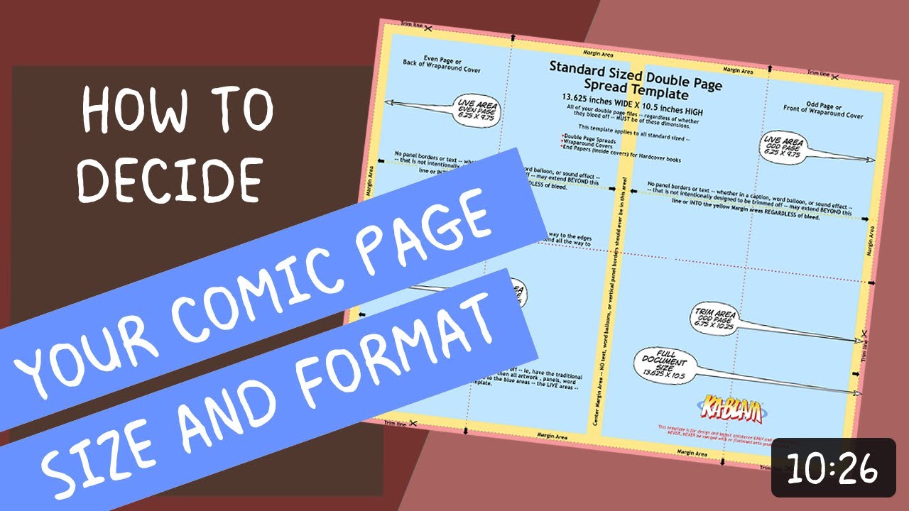 How to Decide your Comic Size and Format