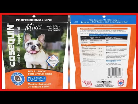 Nutramax Laboratories Cosequin Plus MSM & Boswellia Mini Sized Soft Chews