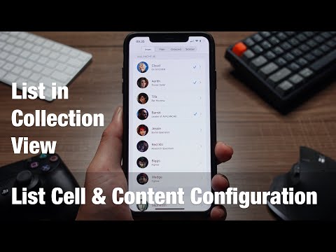 Modern Collection View [2] - List in Collection View | List Cell & Content Configuration thumbnail