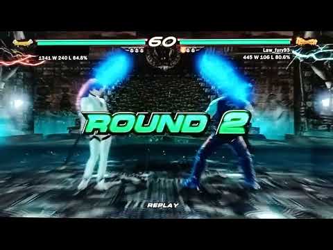 Tekken 6 PS3 PSN Online ranked match (Alisa) vs (Law)