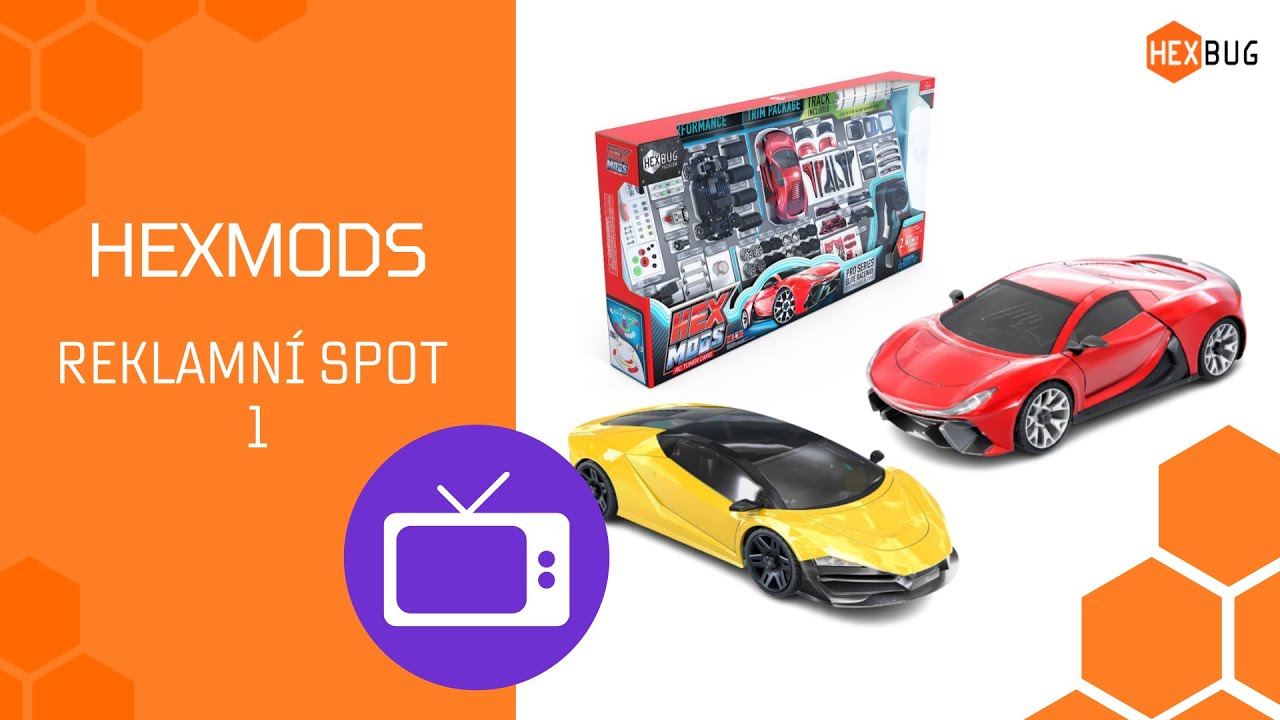 RC auto Hexbug Hexmods Pro Series, žlutá