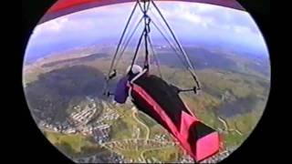 preview picture of video 'Hanggliding from Ebbw Vale, South Wales'