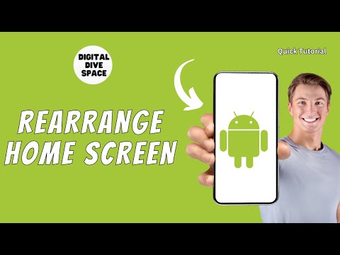 How To Rearrange Home Screen ON ANDROID