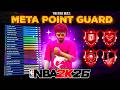 My META POINT GUARD BUILD IS DOMINATING NBA 2K26 BEST GUARD BUILD On NBA 2K26