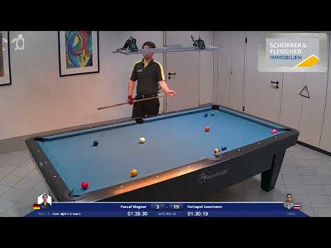 Turtle Hunter Season 4 Match 02/F2 - Pascal Wagner gegen die Turtle Rattapol Sasmann - 10 Ball au...