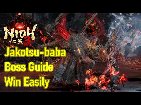 Nioh 3 Jakotsu-baba boss fight guide, how to easily beat first major boss, tips and tricks