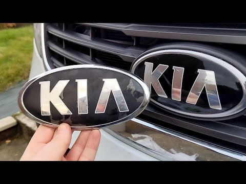 How to change the front hood emblem/ badge on a Kia Sportage SL MKIII 2010-2015