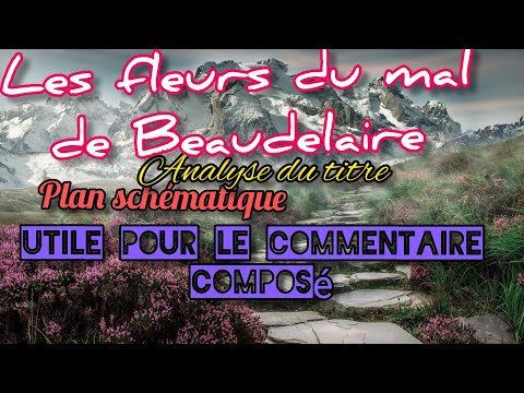Les fleurs du mal,Charles  Beaudelaire,poésie du 19e et 21e siècle/ bac français 1ère générale