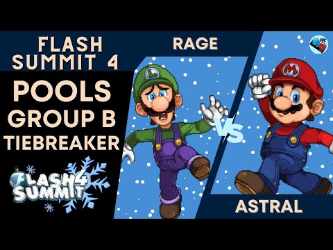 UL/RM Rage (Luigi) vs AFM Astral (Mario) - SSF2 Pool B Tiebreaker - Flash Summit 4