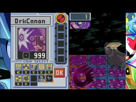 Megaman Battle Network 4 Dark Karma vs Bass Omega