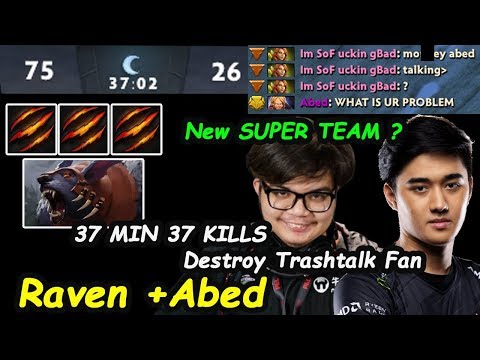 Raven [Ursa] + Abed [Invoker] New SUPER TEAM ? Destroy Trashtalk Fanboy Dota 2 7.22 Gameplay