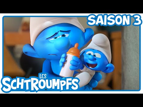 Le Bébé Costaud • Les Schtroumpfs 3D • Dessins animés pour enfants