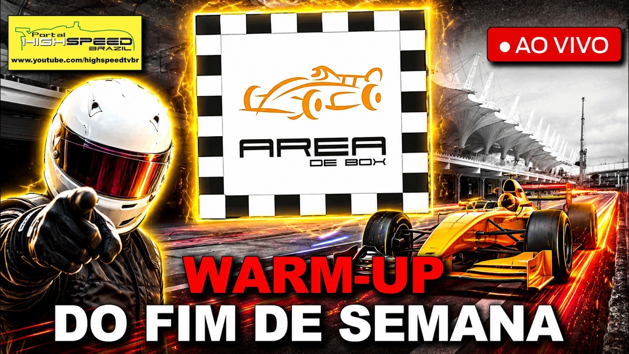 🔧 ÁREA DE BOX | Nascar, Britcar, BTRC, Old Stock, HB20 Comfort | Ao Vivo