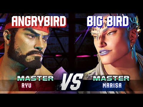 SF6 ▰ ANGRYBIRD (Ryu) vs BIG BIRD (Marisa) ▰ High Level Gameplay