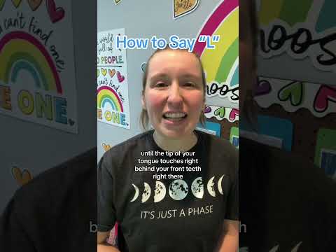 How to Say the "L" Sound: Speech Therapy Made Easy