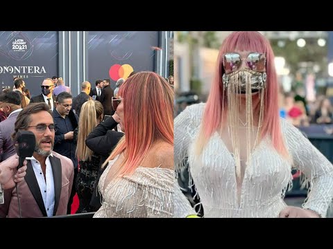 Moria Casán made waves in Las Vegas during the Latin Grammy Awards.