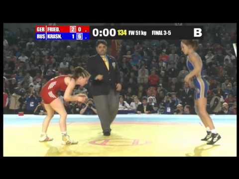 ЧЕ 2013 51 кг. Екатерина Краснова - Фридрих (Германия)