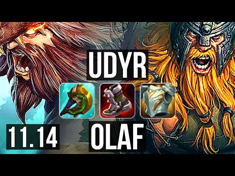 UDYR vs OLAF (JUNGLE) | 6/2/18, 400+ games | KR Master | v11.14