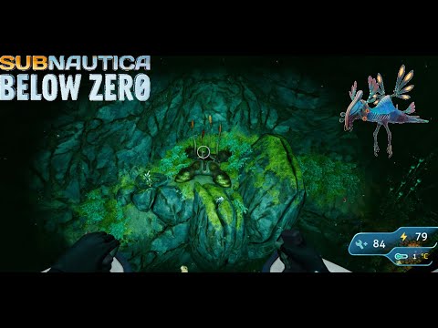 Subnautica Below Zero Spikey Trap eat's Lily Paddler