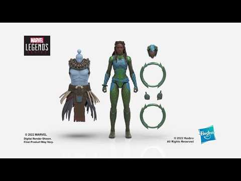 Marvel Legends Series Black Panther Wakanda Forever Marvel’s Nakia 6-inch Action Figure Toy, 5 Accessories, 1 Build-A-Figure Part thumbnail
