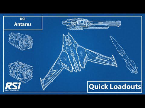 Star Citizen - Scorpius Antares Multiple Loadout Options | Ship Components & Weapons Locations