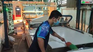 Dây Chuyền Máy dán phủ mặt Acrylic| Laminate | Pet bằng keo PUR kháng nước