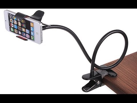Universal Flexible Long Arm Lazy Mobile Phone Holder/Stand Unboxing