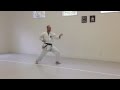 Outside Block, Stepping Backwards in Front Stance | IKD Testing Syllabus videos | Karate 2013