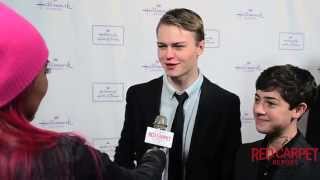 Connor Paton & Jaren Lewison at Hallmark Hall of Fame's “Away & Back” Premiere #HallmarkChannel video
