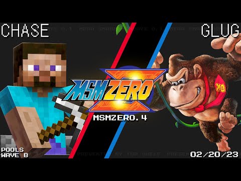MSM:ZERO.4 - Chase (Steve) Vs. Glug (Donkey Kong) - SSBU - Pools Wave B