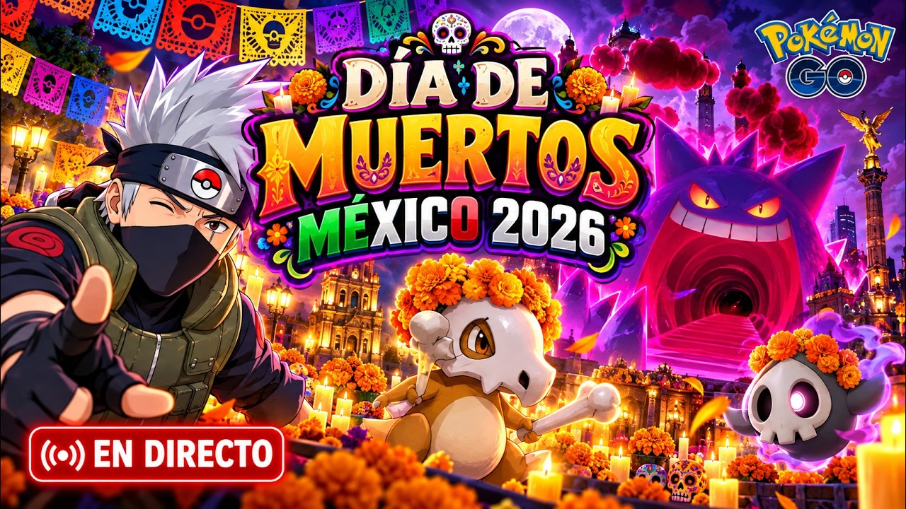 🔴 ¡DÍA DE MUERTOS en MÉXICO! 🇲🇽 Buscamos CUBONE SHINY ✨ Pokémon GO