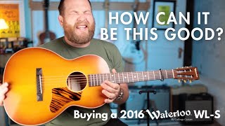 Video thumbnail for Buying a 2016 Waterloo WL-S made by @CollingsGuitars I I can't put this guitar down. by Jeremy Sheppard