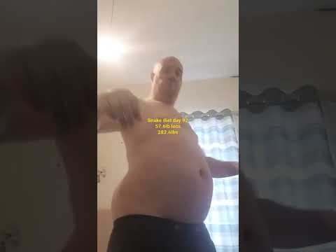 57.6lbs loss snake diet day 92