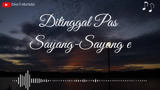 Download lagu Ditinggal pas sayang-sayange - Reggae ska cover || (Lirik lagu) mp3 Download lagu Ditinggal pas sayang-sayange - Reggae ska cover || (Lirik lagu) mp3