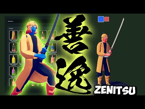 Zenitsu⚡ (Demon Slayer) vs Every Faction - TABS Unit Creator Update