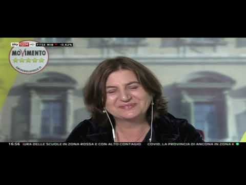 Nunzia Catalfo ospite a SkyTg24 Economia - 03/03/2021