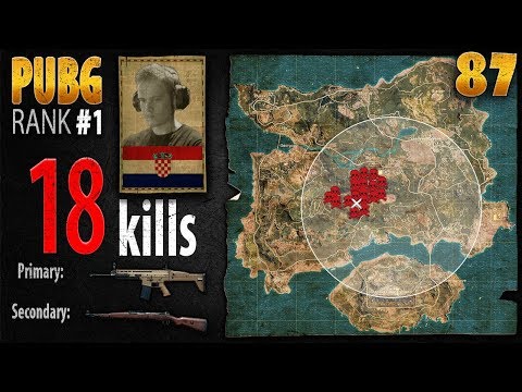 PUBG Rank 1 - sprEEEzy 18 kills SOLO - PLAYERUNKNOWN'S BATTLEGROUNDS #87