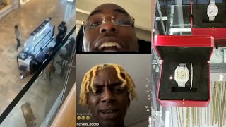 Soulja Boy gets in heated argument with guy who was trying to expose him buying jewelry at the mall