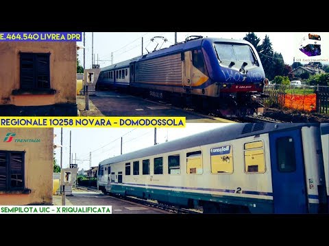 E464.540 new livrea DPR al comando del R 10258, con Pilota UIC - X in coda, in transito a Bolzano N.