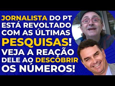 🚨Reinaldo Azevedo is clearly nervous about the results of the latest polls.