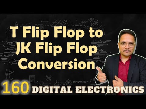 T Flip Flop to JK Flip Flop conversion Designing Step and Circuit Digital Electronics T JK
