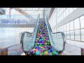 14,400 Balls on escalator 4.0 - Marble run animation