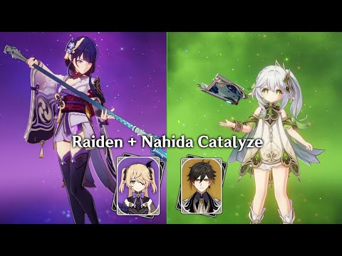 Raiden/Nahida Catalyze vs 3.6 Abyss | Genshin Impact Spiral Abyss 3.6 Floor 12 9⭐