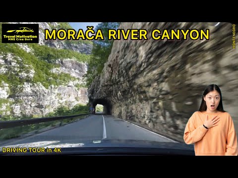 VOŽNJA kroz KANJON MORAČE - KANJON PLATIJE April 2024 - Morača River Canyon [Driving Tour in 4K] MNE