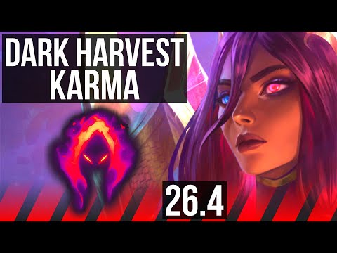 KARMA vs MORDEKAISER (TOP) | Dark Harvest, 23K damage | EUW Master | 26.4