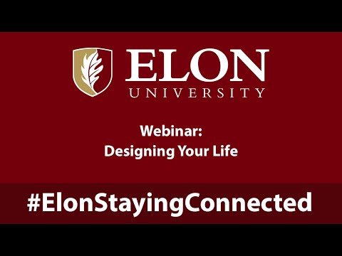 Webinar: Designing Your Life - Elon Design Thinking