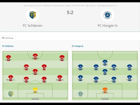 Fc Schlieren 5 2 Fc Horgen
