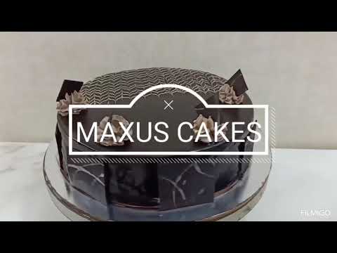 Chocolate cake layering and decorations- Step by step🤗