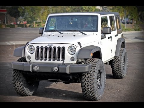 2014 JK Jeep Wrangler Gets Raised with a TeraFlex 3" Lift Kit